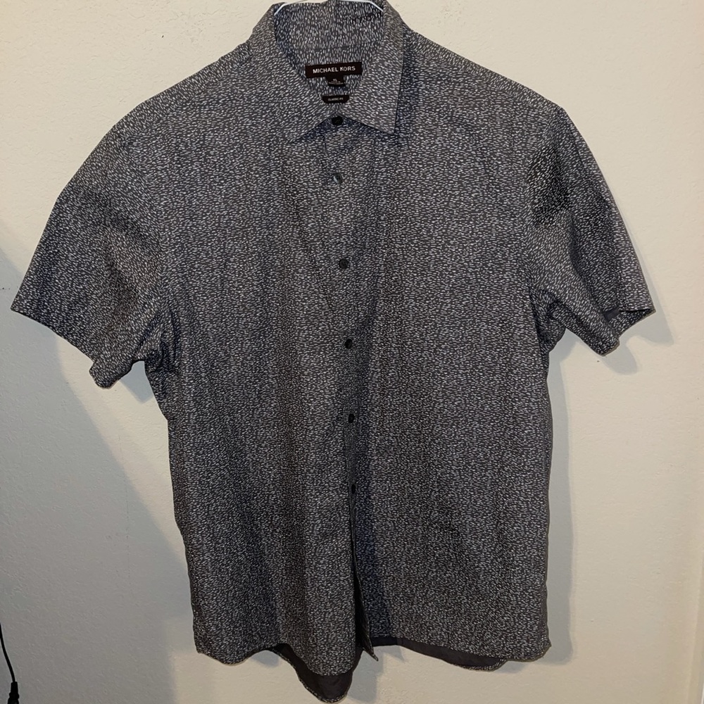 Michael Kors Men’s Stretched Cotton Shirt
